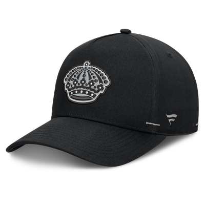 Men's Los Angeles Kings Fanatics Black Alternate Authentic Pro Rink A-Frame Adjustable Hat