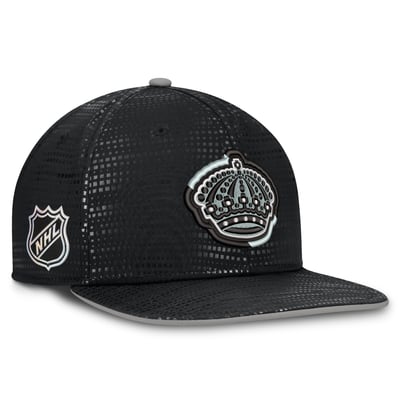 Men's Los Angeles Kings Fanatics Black Alternate Authentic Pro Rink Snapback Hat