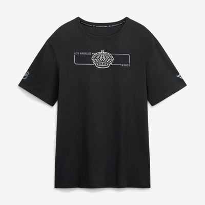Men's Los Angeles Kings Fanatics Black Authentic Pro Primary Logo T-Shirt