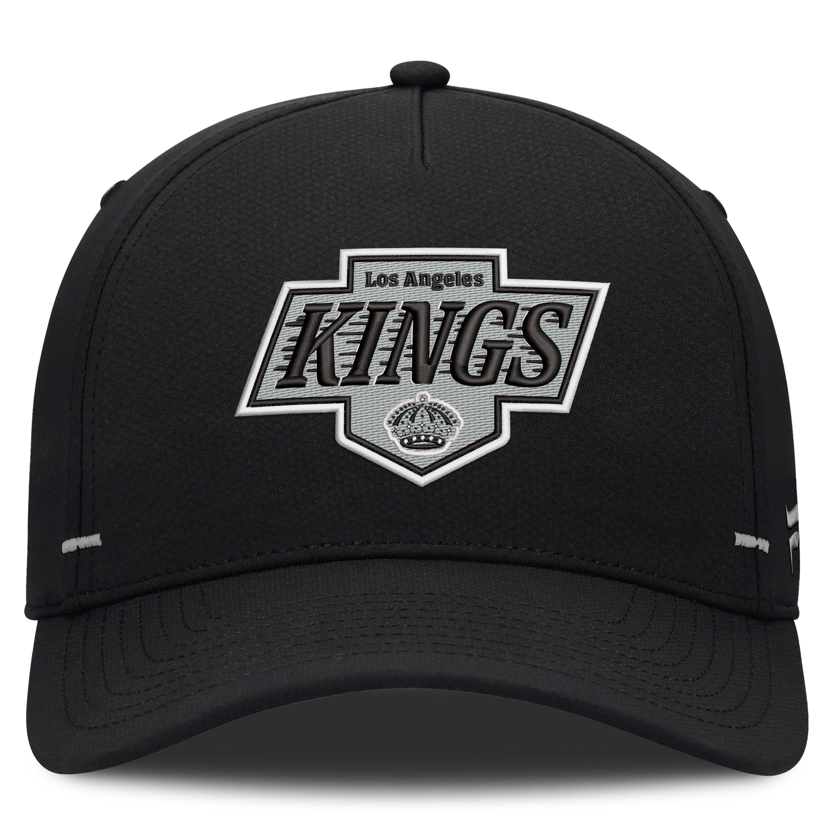 Men's Fanatics Black Los Angeles Kings Authentic Pro Rink Bar Tacks A-Frame Adjustable Hat