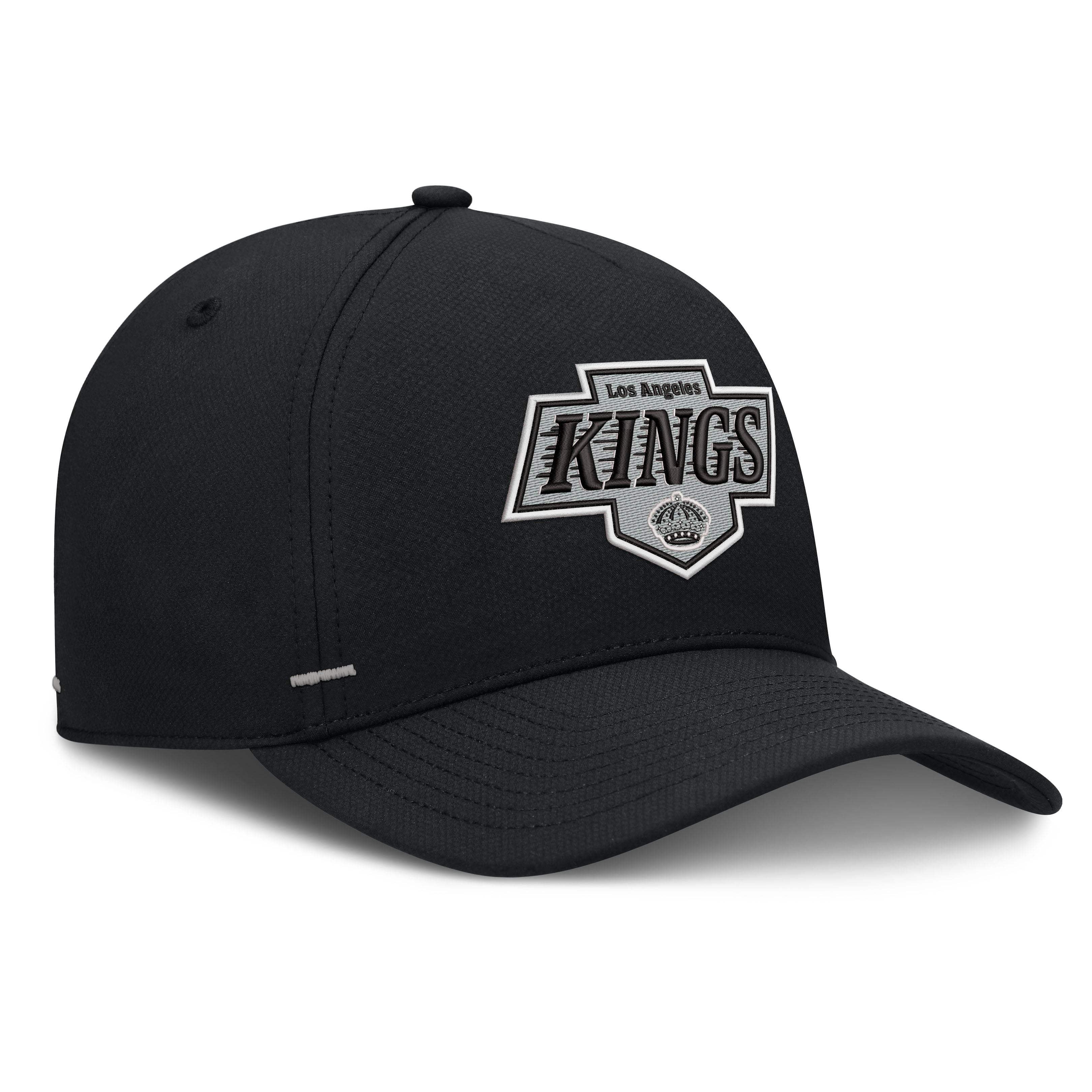 Men's Fanatics Black Los Angeles Kings Authentic Pro Rink Bar Tacks A-Frame Adjustable Hat