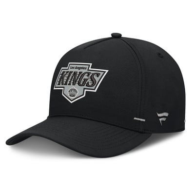 Men's Los Angeles Kings Fanatics Black Authentic Pro Rink Bar Tacks A-Frame Adjustable Hat