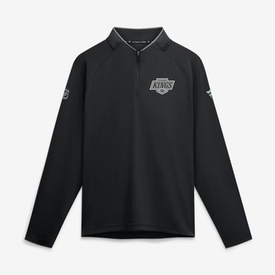 Los Angeles Kings Fanatics Authentic Pro Rink Lightweight Quarter-Zip Pullover - Black