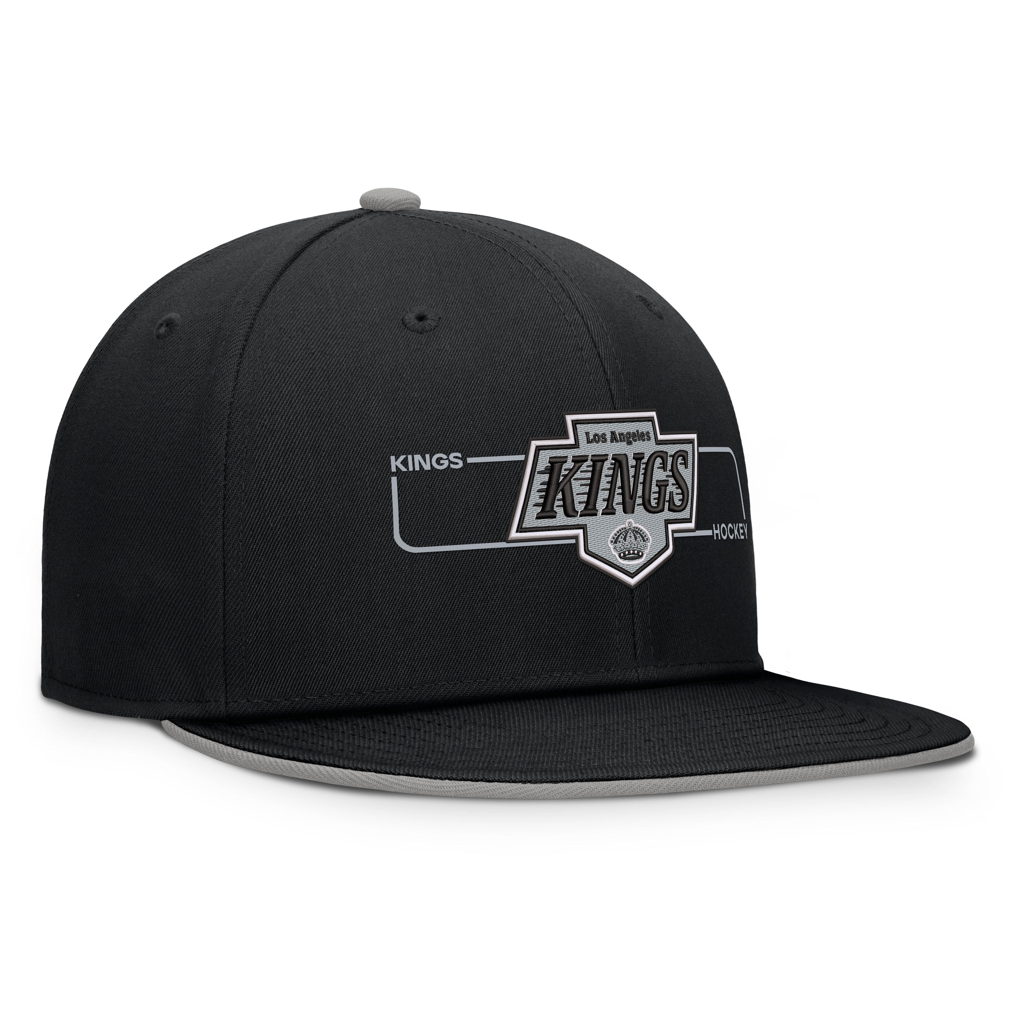 Men's Fanatics Black Los Angeles Kings Authentic Pro Rink Snapback Hat