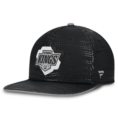 Los Angeles Kings Fanatics Authentic Pro Rink Square Visor Snapback Hat - Black