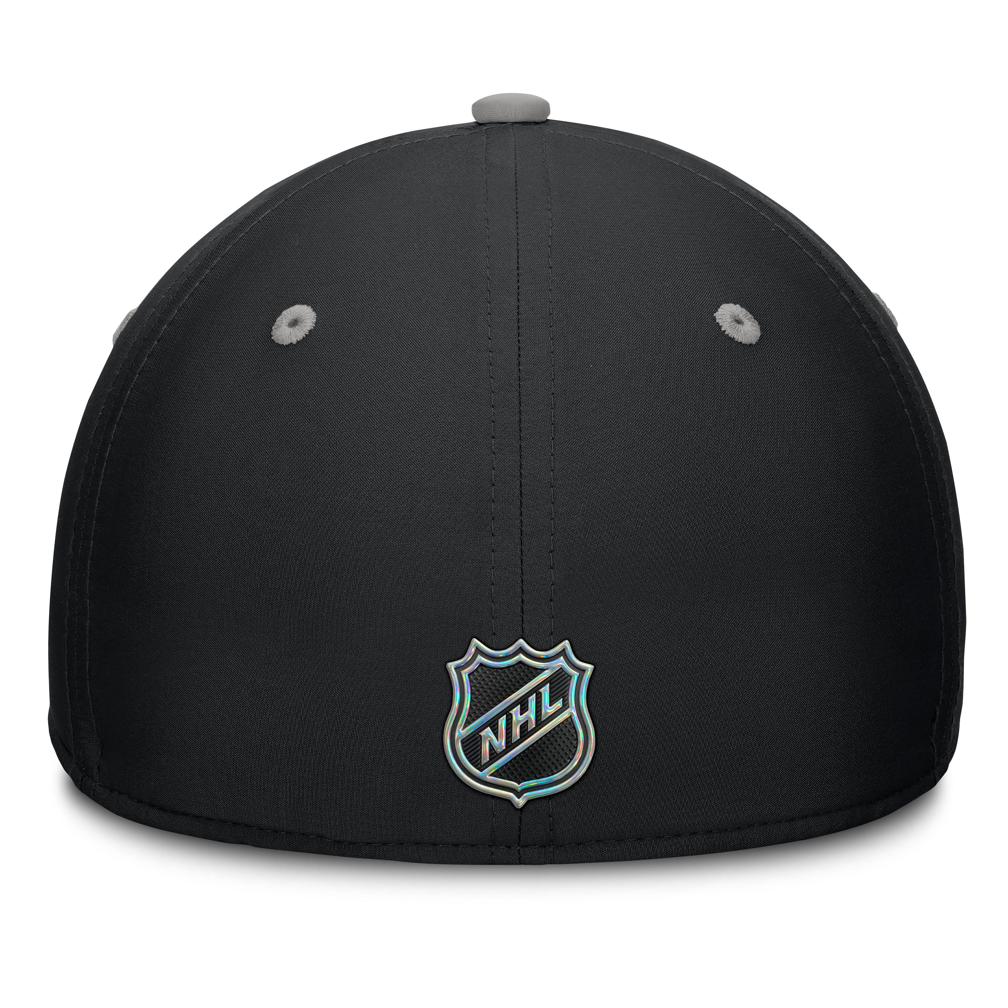 Men's Fanatics Black/Gray Los Angeles Kings Authentic Pro Rink Stretch Hat