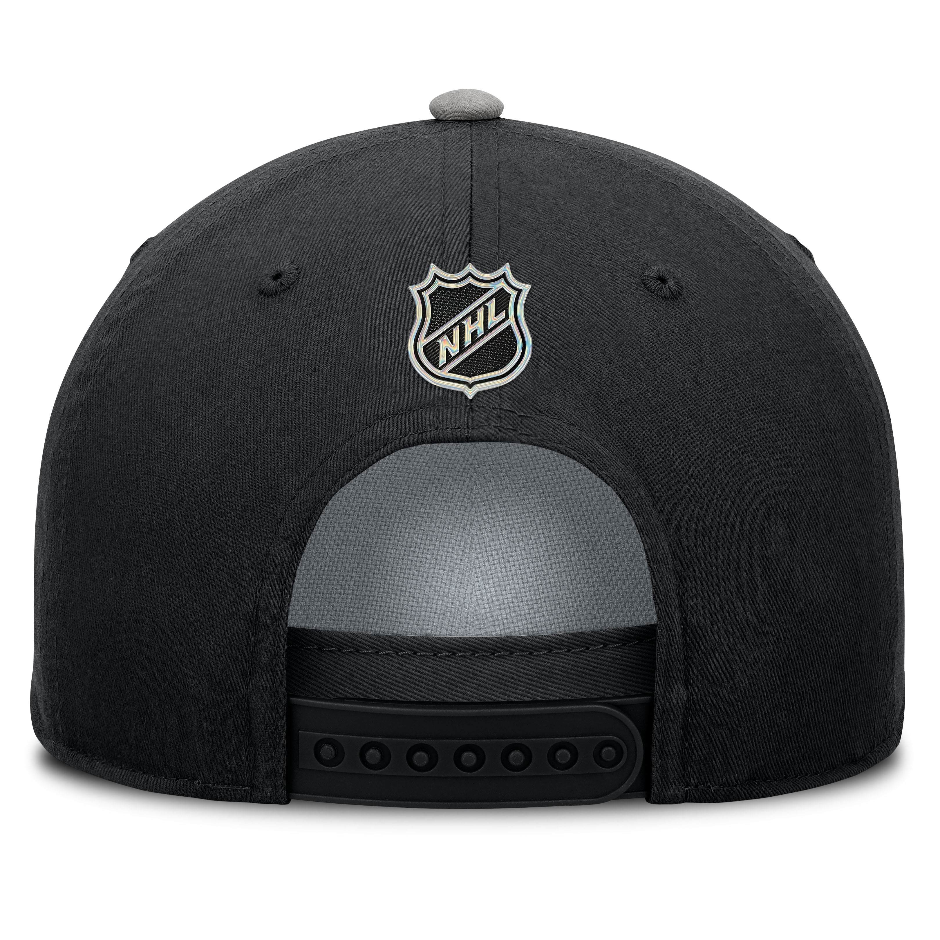 Casquette ajustable Fanatics grise authentique Los Angeles Kings Pro Rink A-Frame pour homme