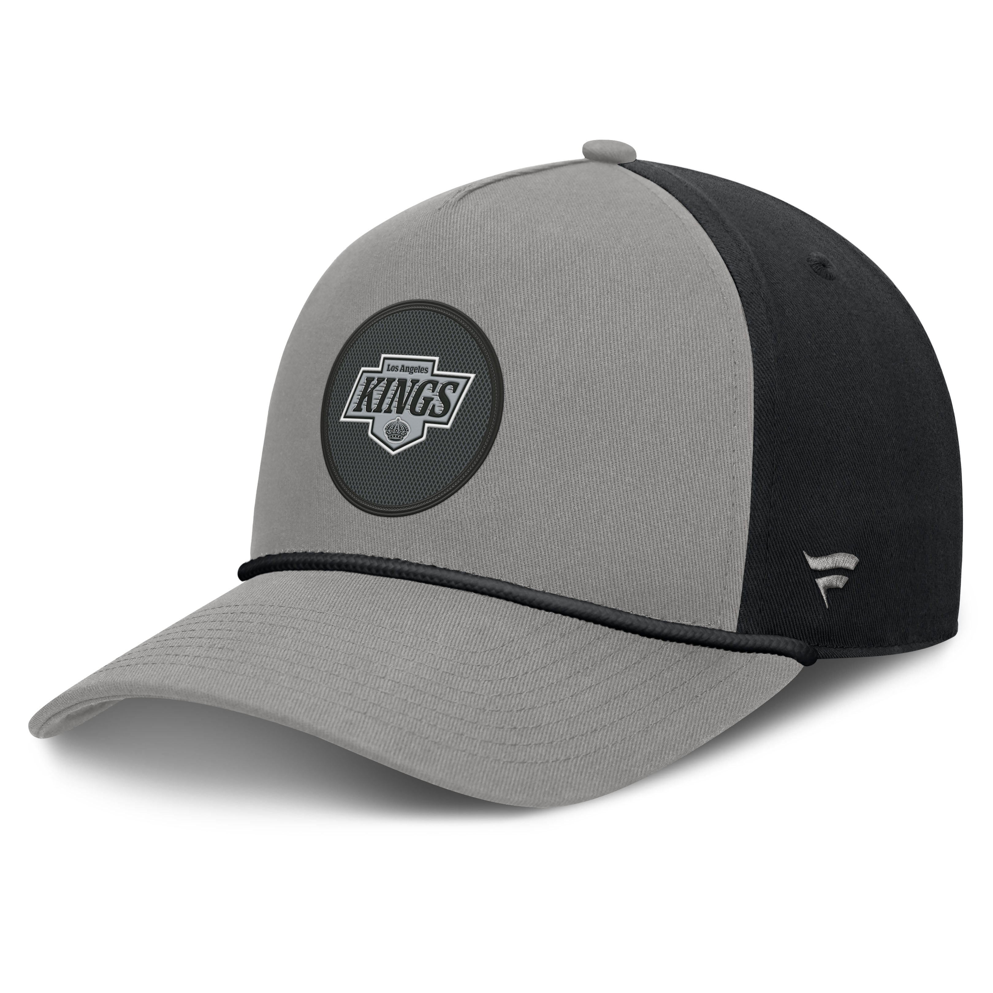 Casquette ajustable Fanatics grise authentique Los Angeles Kings Pro Rink A-Frame pour homme