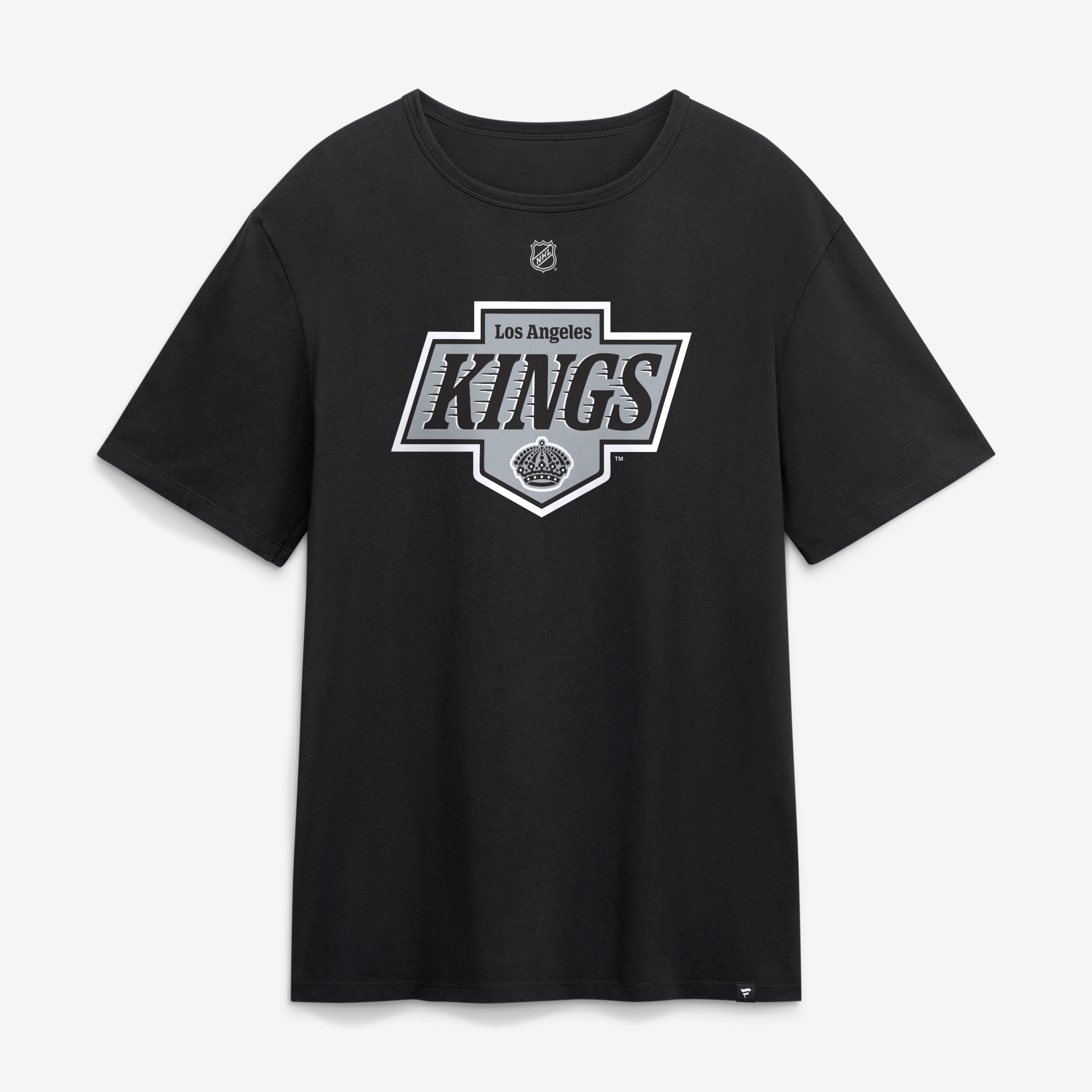 T-shirt authentique Fanatics Mats Zuccarello noir Los Angeles Kings avec nom et numéro.