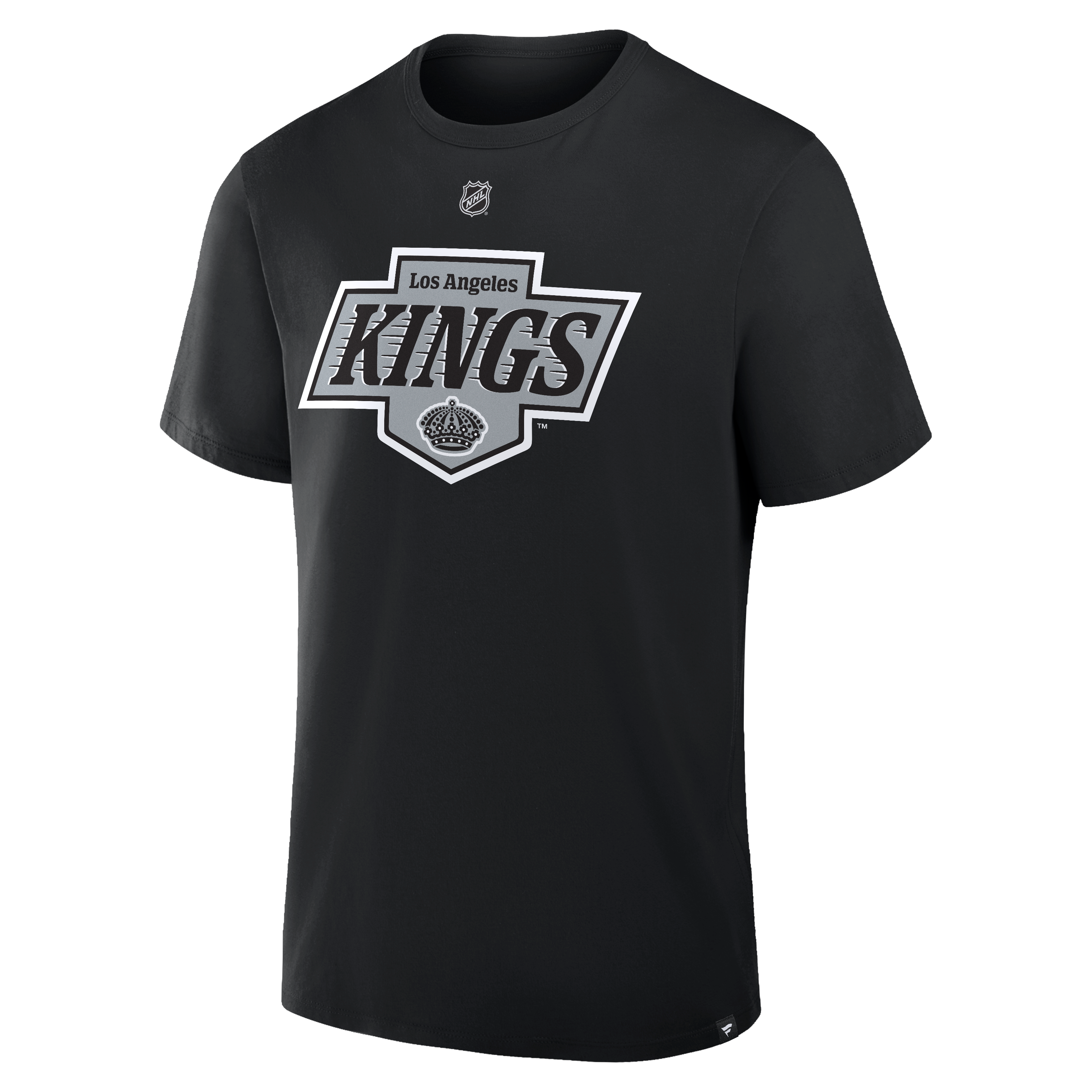 T-shirt authentique Fanatics Mats Zuccarello noir Los Angeles Kings avec nom et numéro.