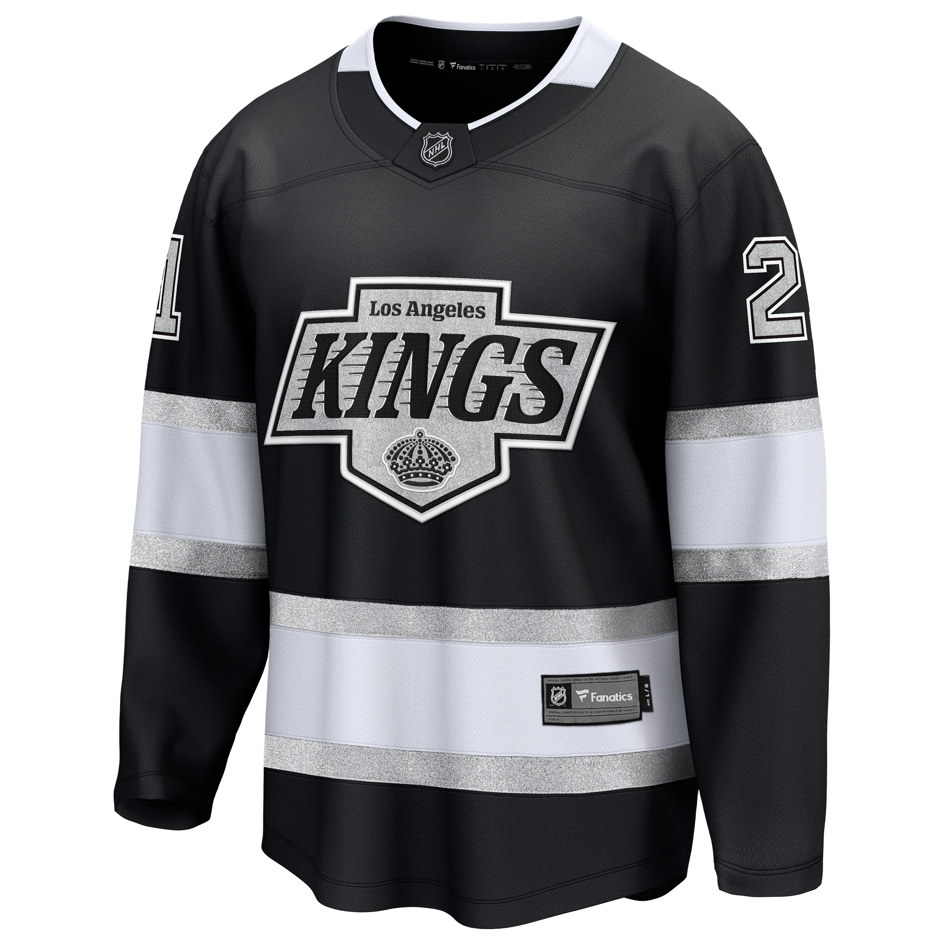 Men's Fanatics Scott Laughton Black Los Angeles Kings Home Breakaway Jersey