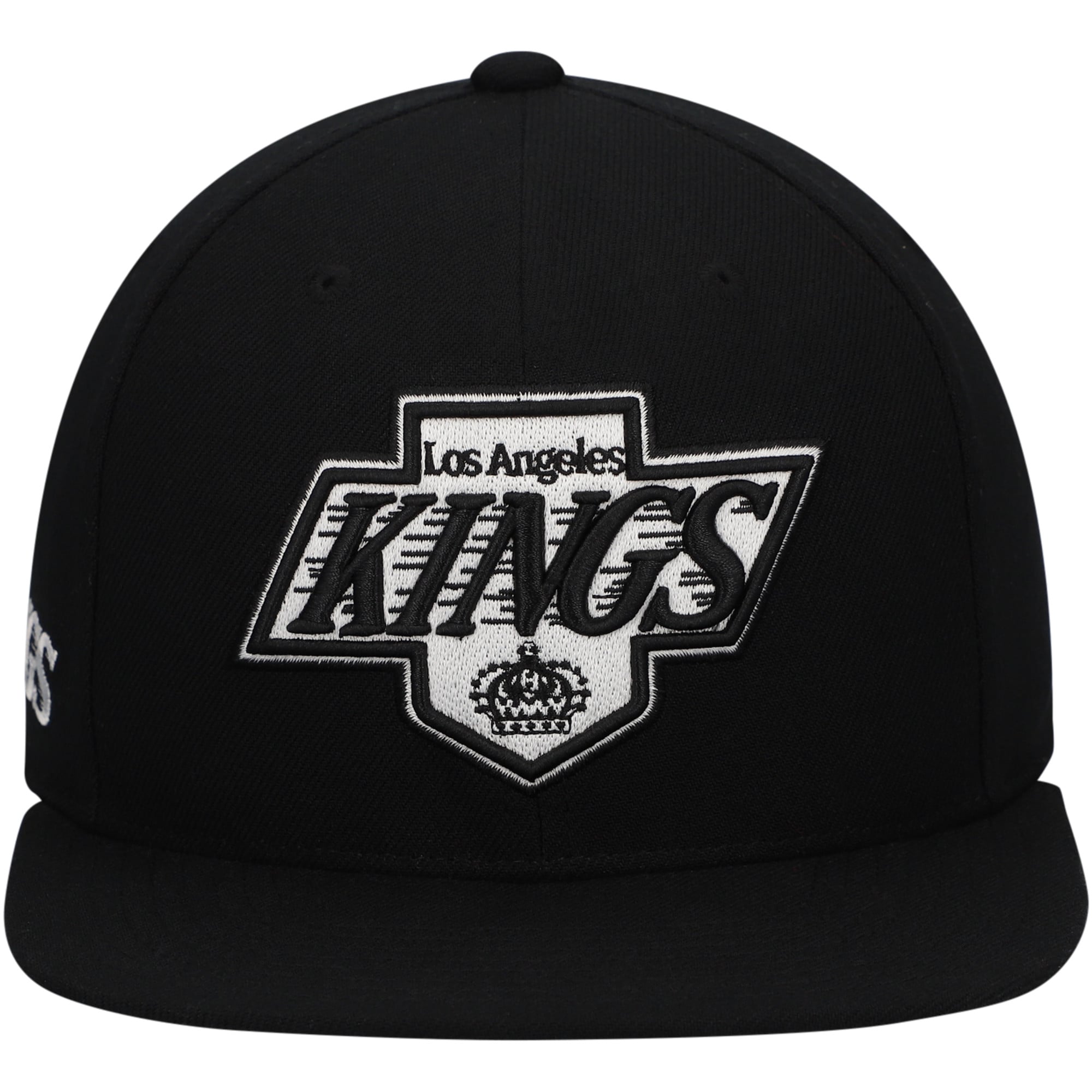 Men's Mitchell & Ness  Black Los Angeles Kings Team Snapback Hat