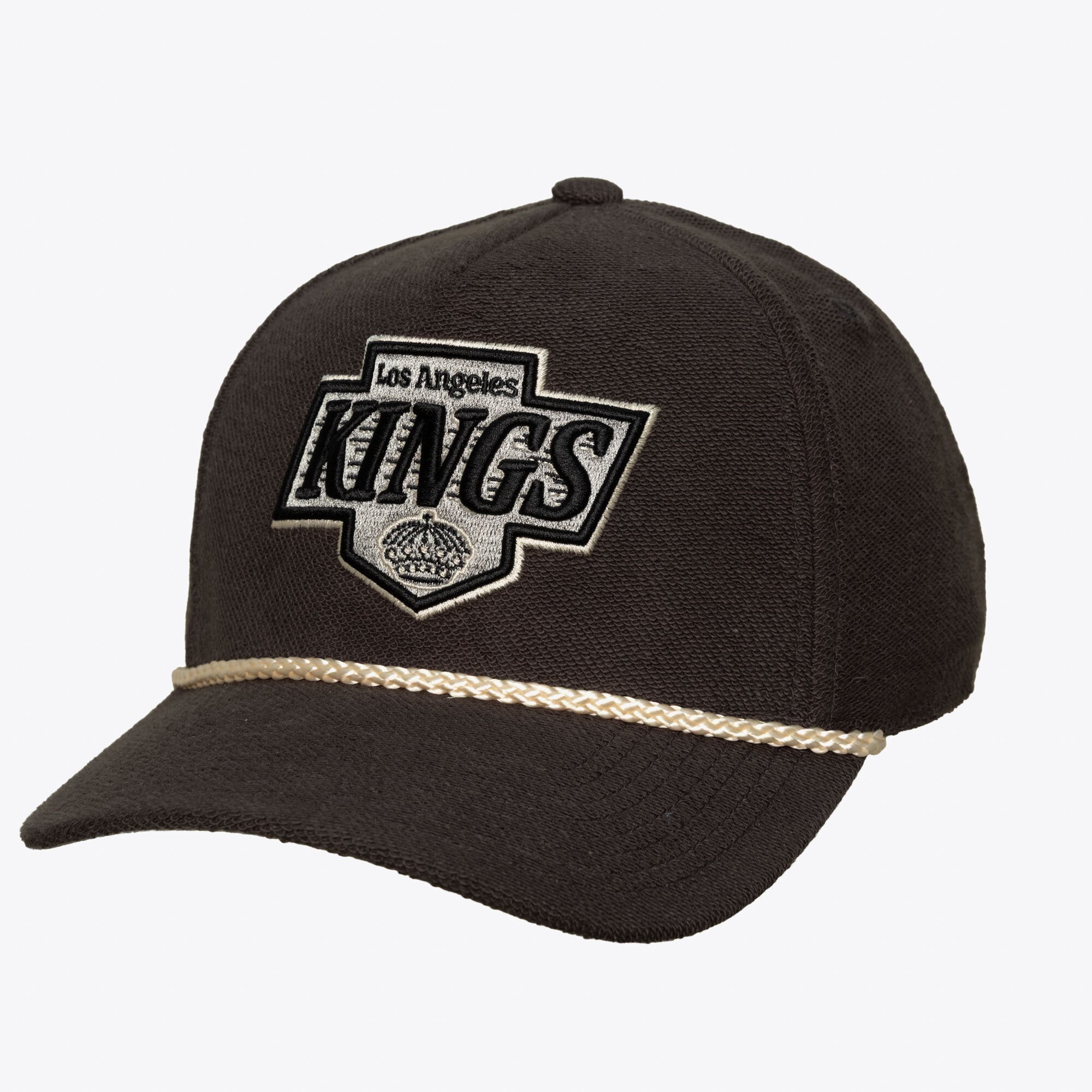Casquette snapback Mitchell & Ness Pro Crown pour homme, couleur anthracite, Los Angeles Kings Heritage Hues