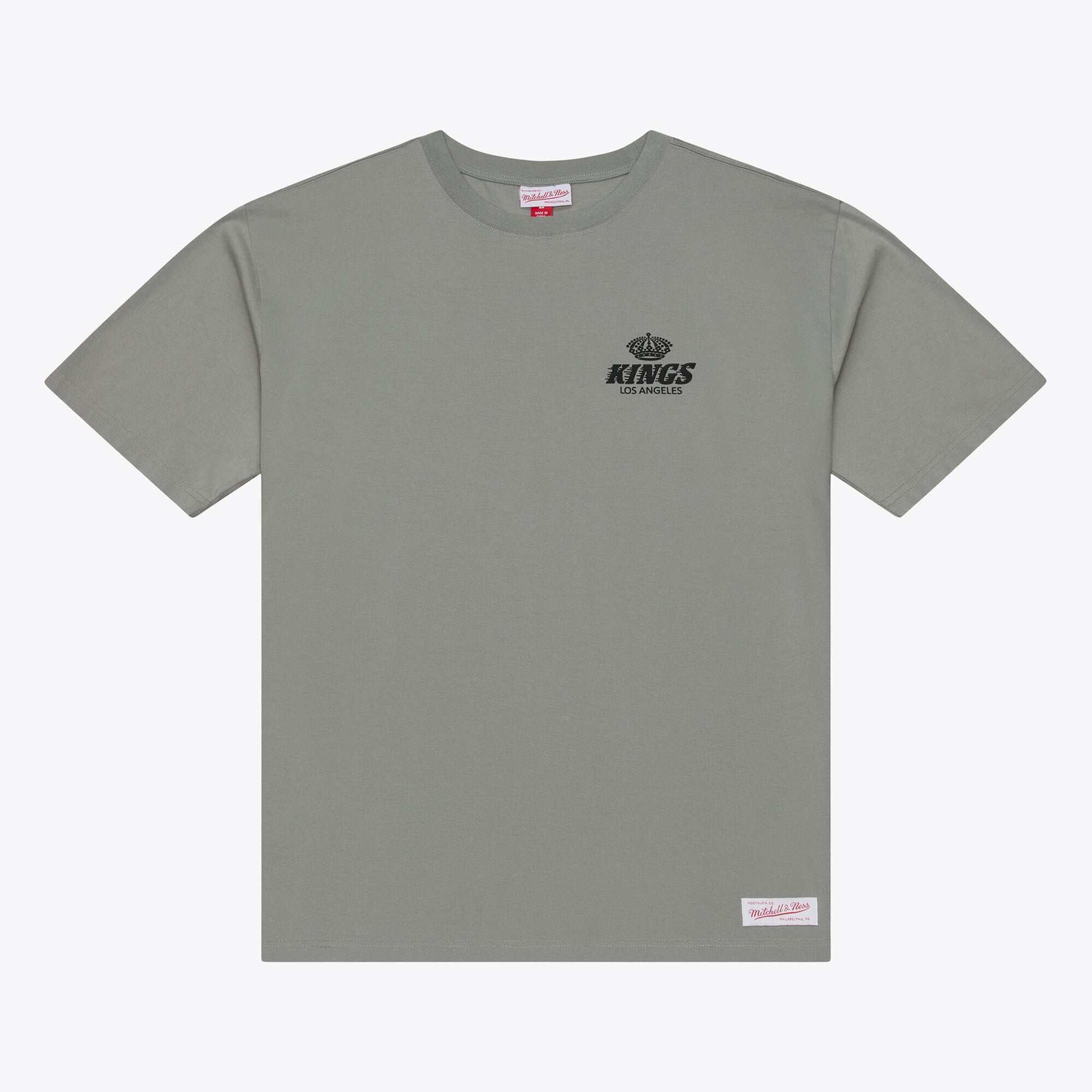Men's Mitchell & Ness Gray Los Angeles Kings Core Essentials T-Shirt