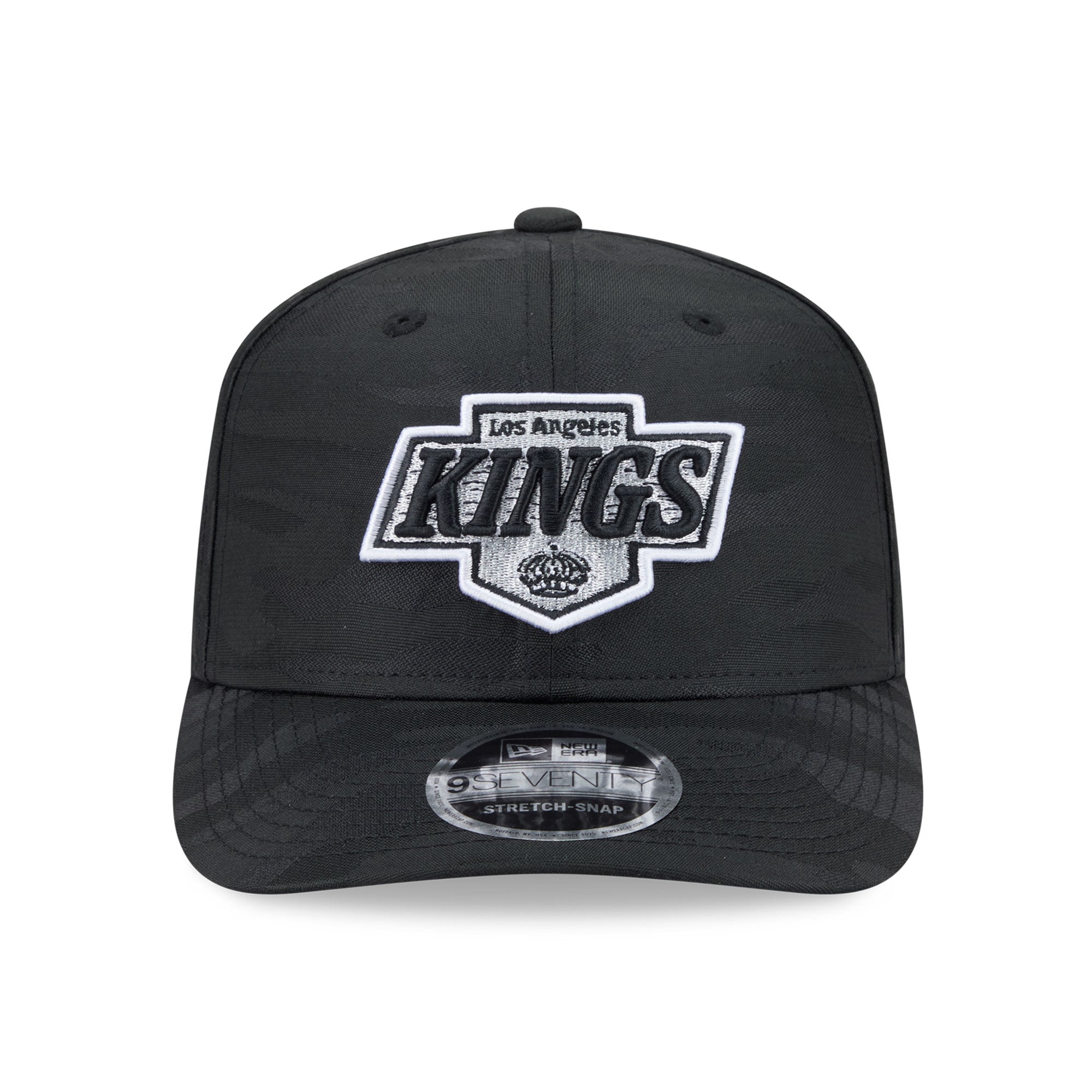 Casquette ajustable perforée New Era noire Los Angeles Kings 9SEVENTY pour homme