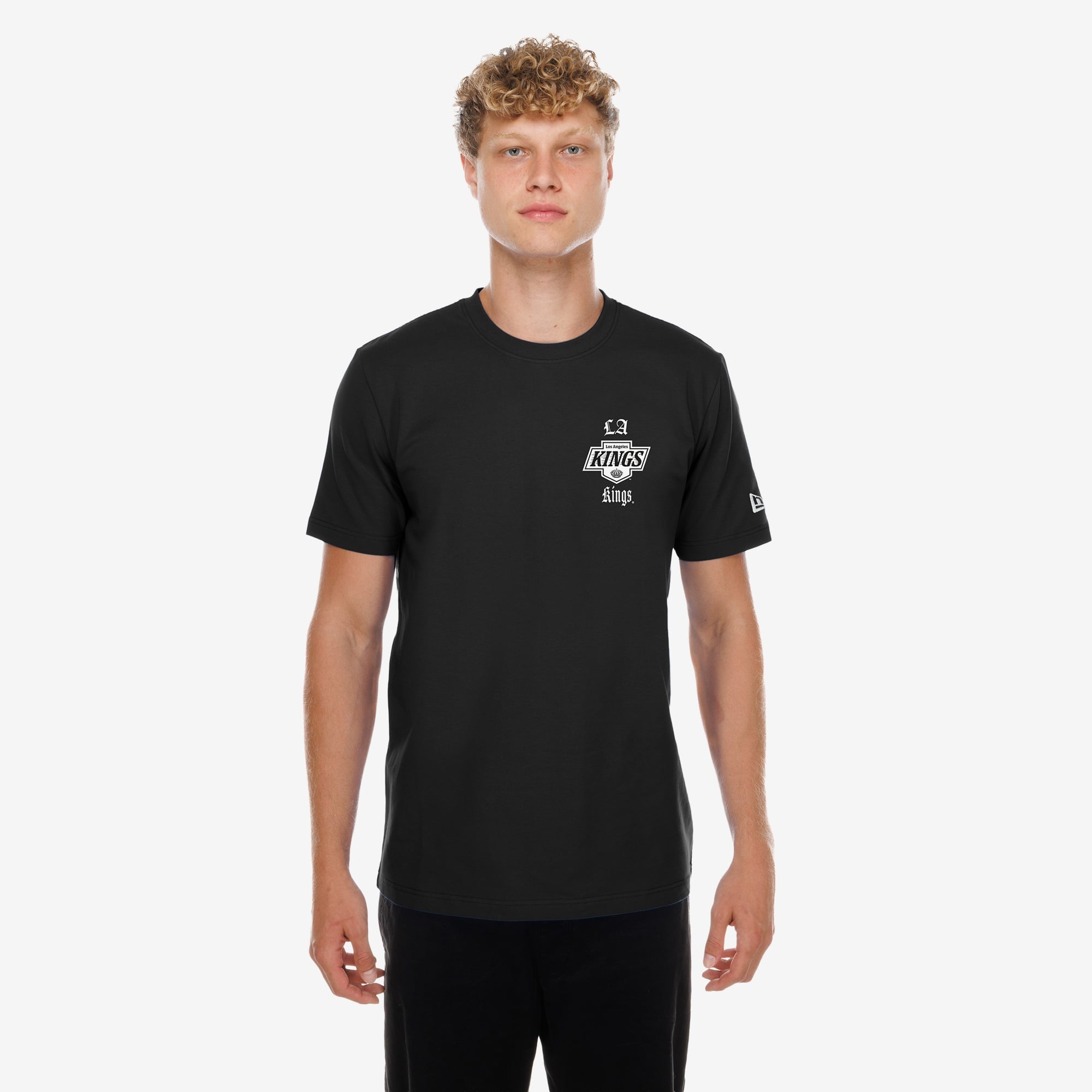T-shirt noir Dia de Muertos des Kings Los Angeles New Era pour hommes