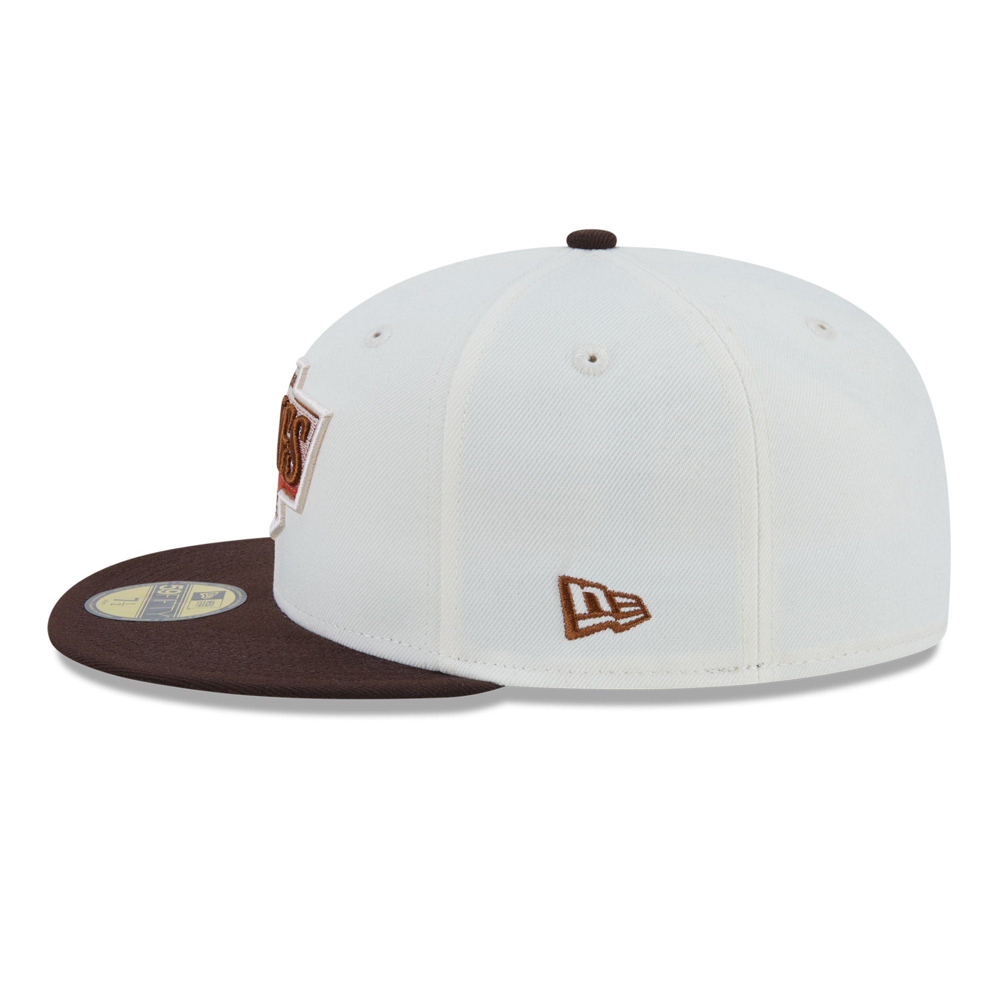 Casquette ajustée New Era 59FIFTY crème pour homme, Los Angeles Kings, motif citrouille épicée