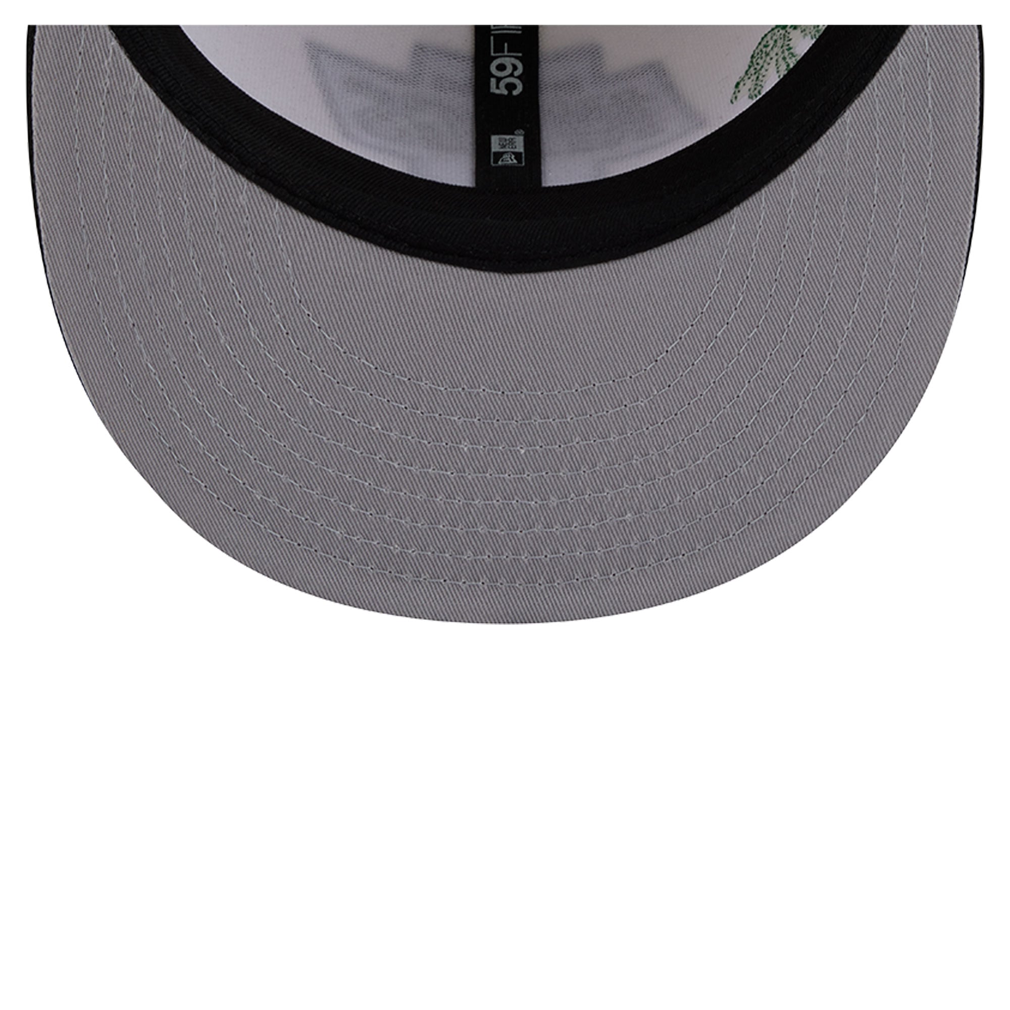 Casquette ajustée New Era 59FIFTY crème/noire pour homme, Los Angeles Kings, avec coutures personnalisées