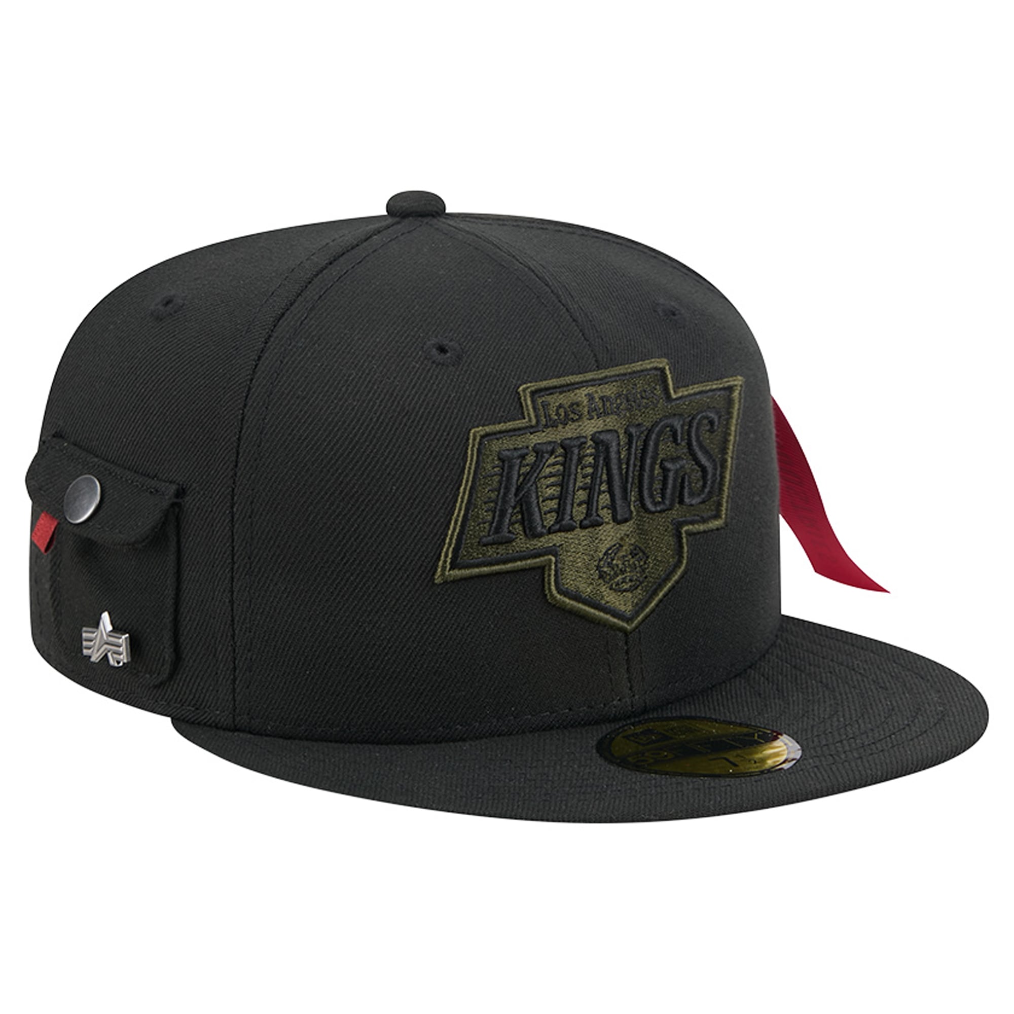 Casquette ajustée New Era x Alpha Industries noire Los Angeles Kings 59FIFTY pour homme