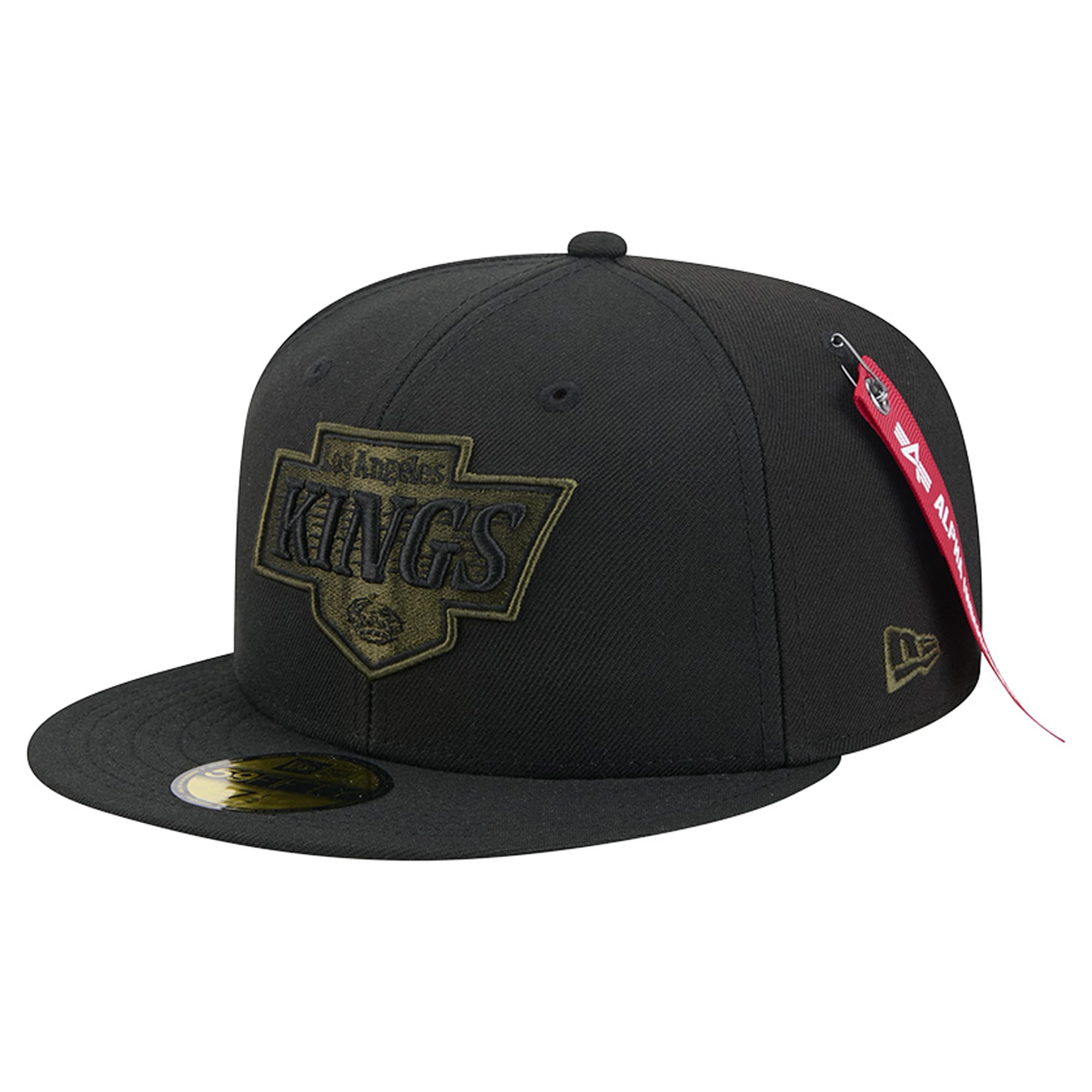 Casquette ajustée New Era x Alpha Industries noire Los Angeles Kings 59FIFTY pour homme