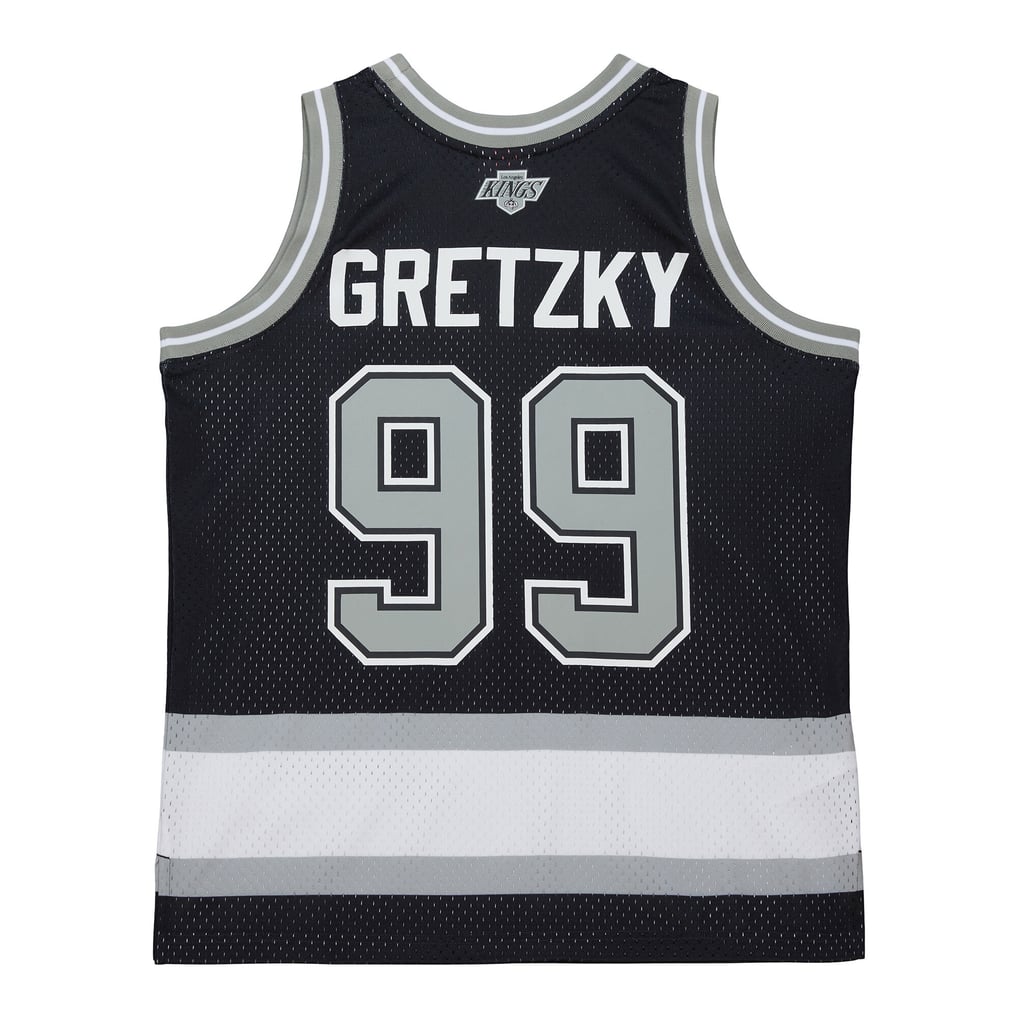 Unisex Los Angeles Kings Wayne Gretzky Mitchell & Ness Black Maxxed Out ...