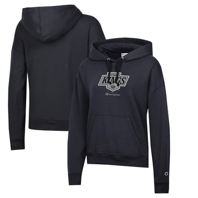 Los Angeles Kings Champion Women's Powerblend Fleece Pullover Hoodie - Black