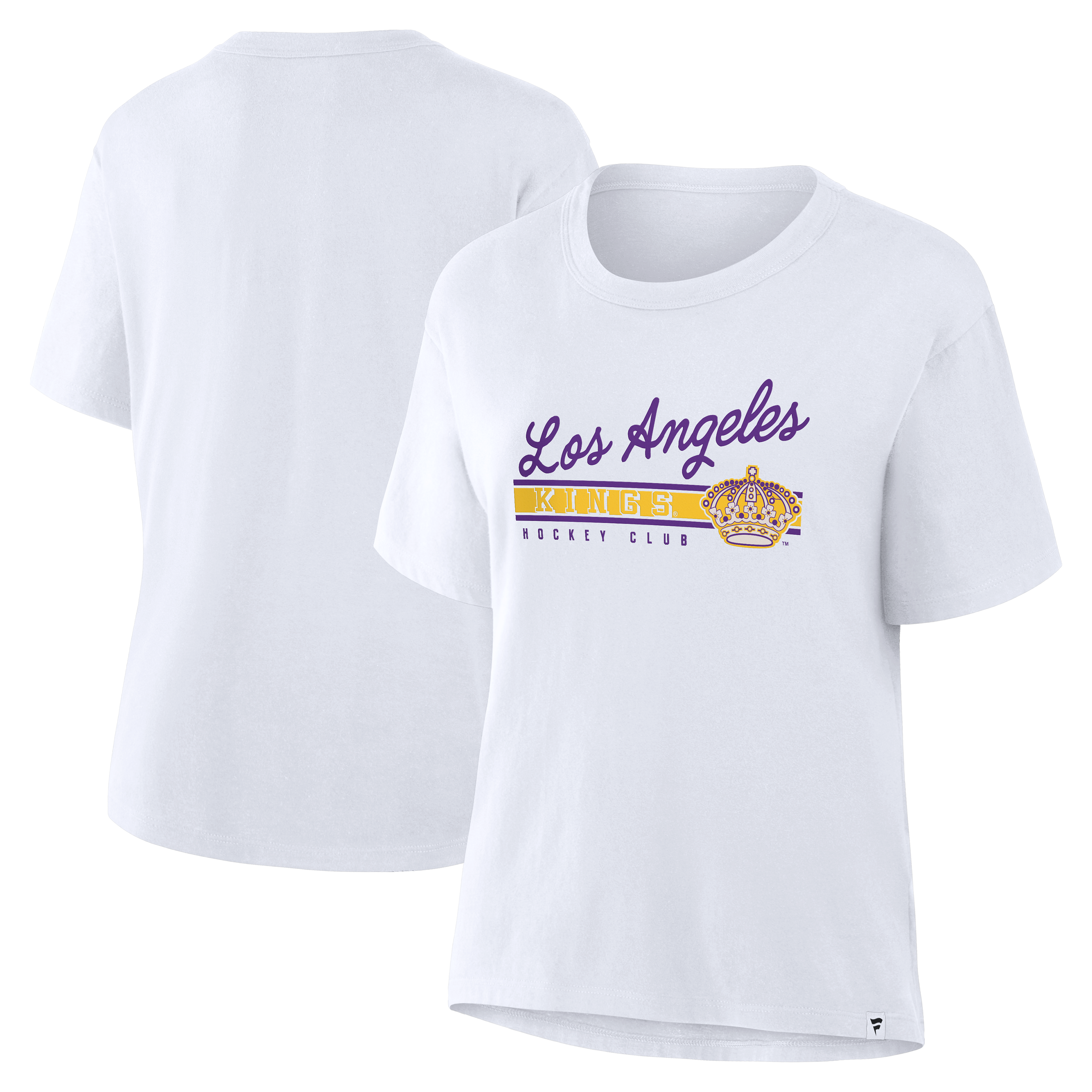 Women's Fanatics White Los Angeles Kings Hometown Premium Legacy T-Shirt