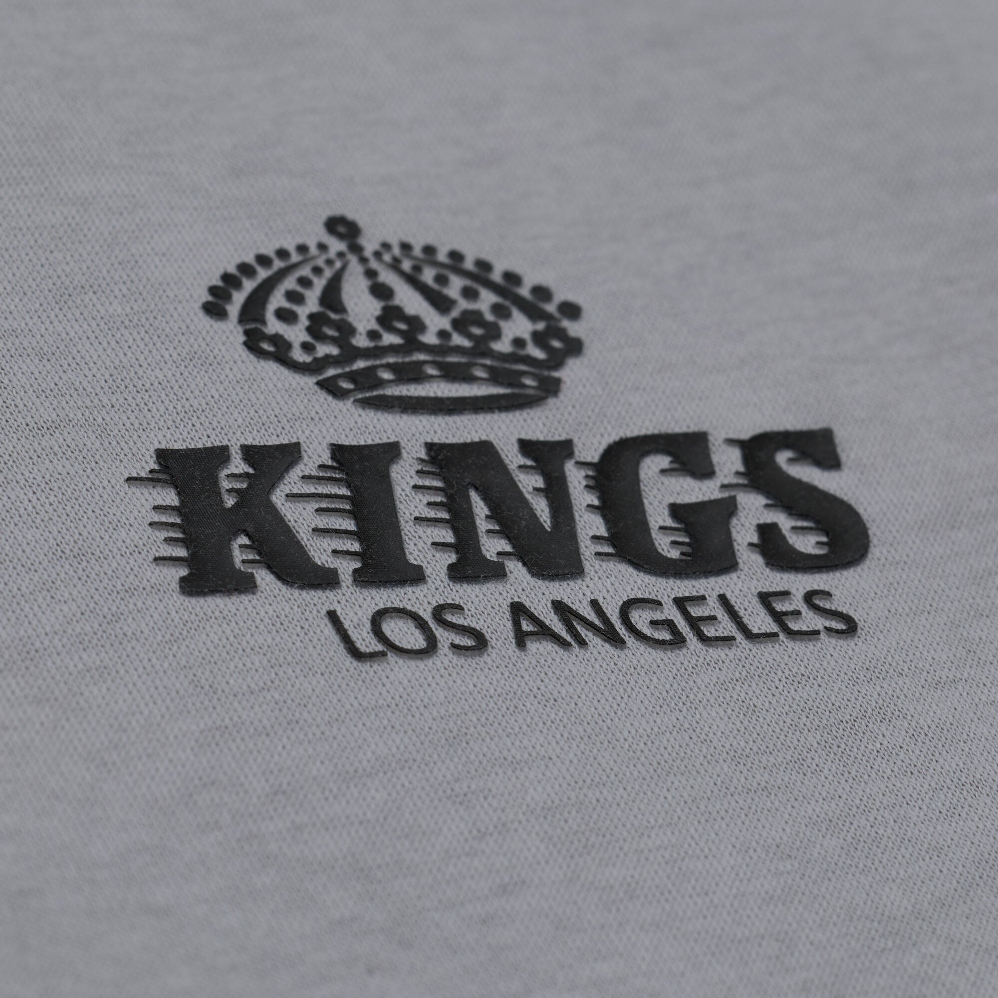 Women's Mitchell & Ness Gray Los Angeles Kings Core Essentials Sweatshirt