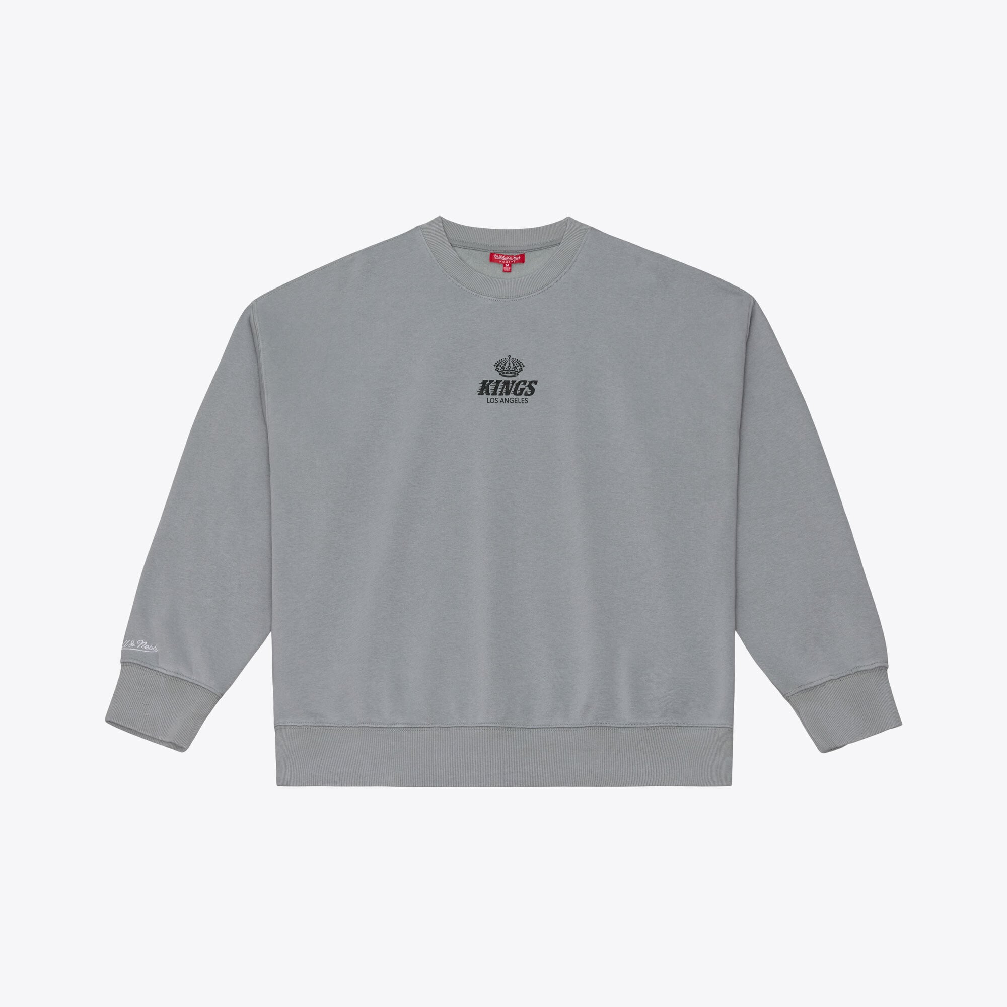 Women's Mitchell & Ness Gray Los Angeles Kings Core Essentials Sweatshirt