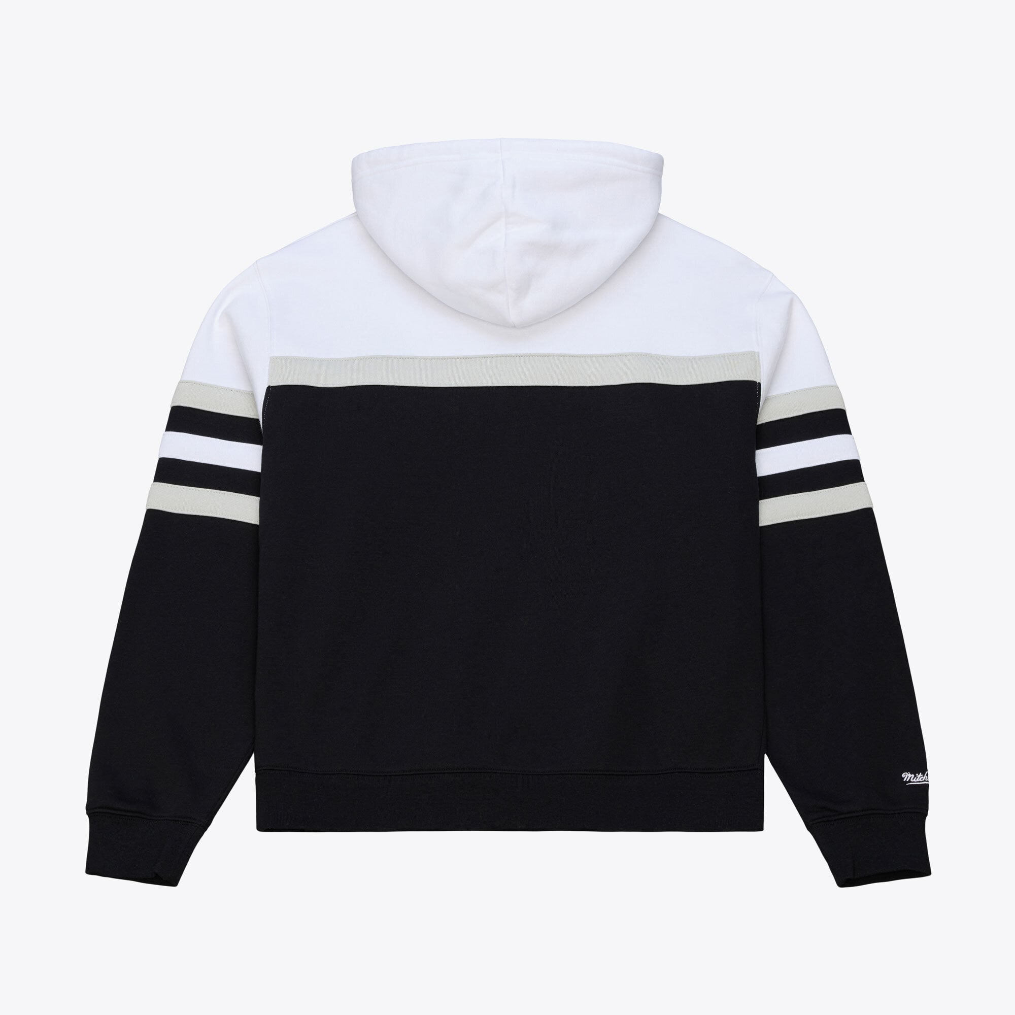 Women's Mitchell & Ness  White/Black Los Angeles Kings Head Coach Hoodie
