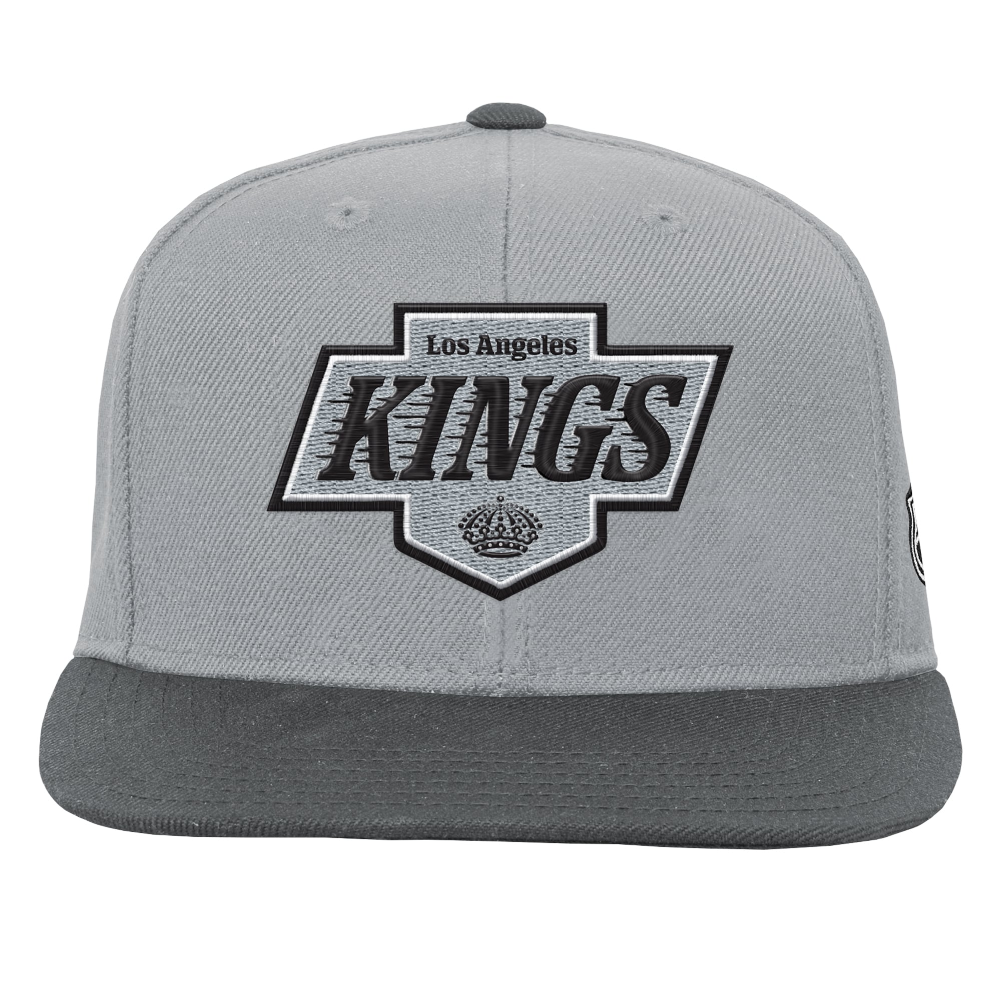 Youth Mitchell & Ness Silver/Black Los Angeles Kings Legendary Snapback Hat