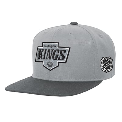  Los Angeles Kings Mitchell & Ness Youth Legendary Snapback Hat - Silver/Black