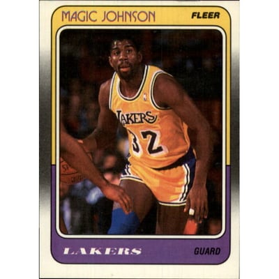 1988-89 Fleer #67 Magic Johnson