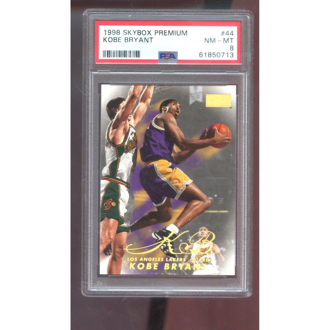 1998 KOBE BRYANT 1998-99 SkyBox E-X Century #10 99 Skybox Metal 