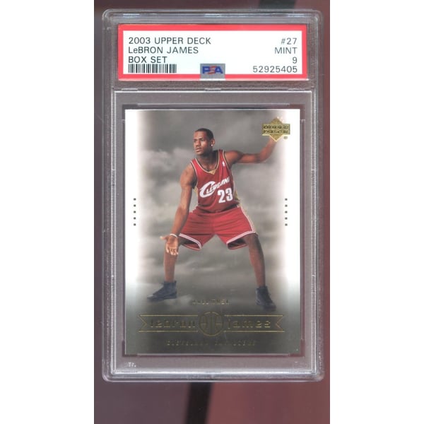 2003-04 Upper Deck Box Set #27 Lebron James ROOKIE RC PSA 9 Graded 