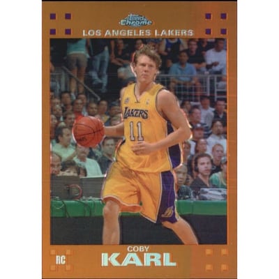 2007-08 Topps Chrome Refractors Orange #116 Coby Karl