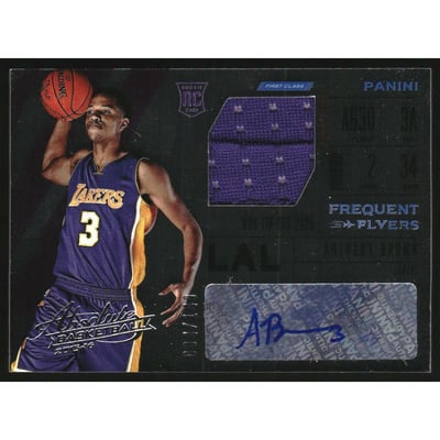 2015-16 Absolute Memorabilia Freshman Flyer Jersey Autographs #FJAAB Anthony Brown/149