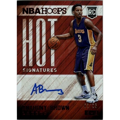 2015-16 Hoops Hot Signatures Red #86 Anthony Brown