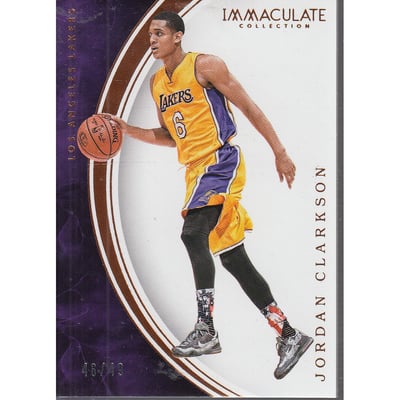 2015-16 Immaculate Collection Bronze #46 Jordan Clarkson