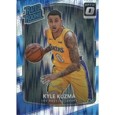 2017-18 Donruss Optic Mega Box Rated Rookie Shock Flash #174 Kyle Kuzma RR