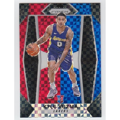 2017-18 Panini Prizm Prizms Red White and Blue #283 Kyle Kuzma