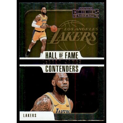 2018-19 Panini Contenders Hall of Fame Contenders #9 LeBron James