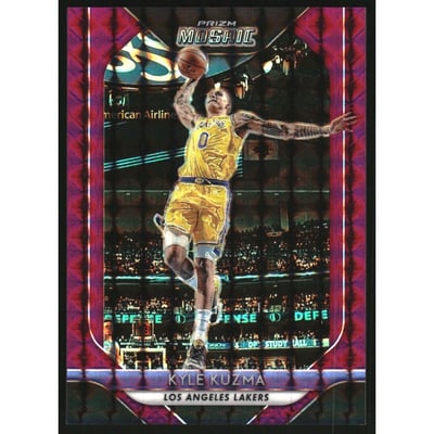 2018-19 Panini Prizm Mosaic Purple #59 Kyle Kuzma