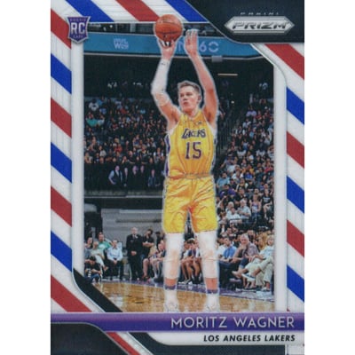 2018-19 Panini Prizm Prizms Red White and Blue #284 Moritz Wagner
