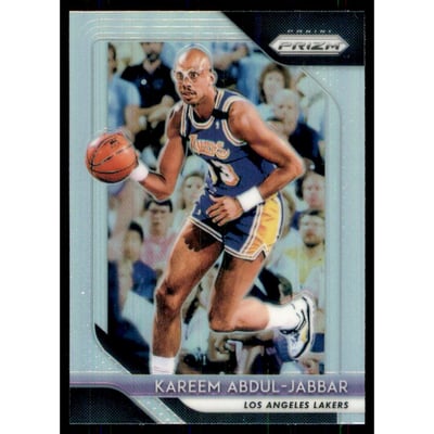 2018-19 Panini Prizm Prizms Silver #115 Kareem Abdul-Jabbar