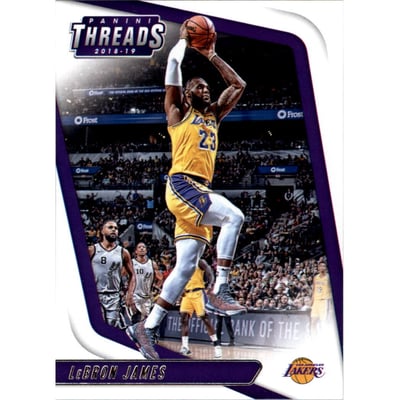 2018-19 Panini Threads #47 LeBron James