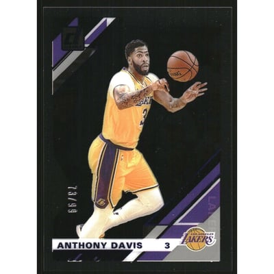 2019-20 Clearly Donruss Blue #21 Anthony Davis