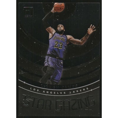 2019-20 Clearly Donruss Star Gazing #5 LeBron James