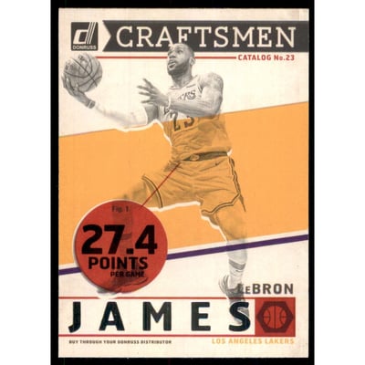 2019-20 Donruss Craftsmen #1 LeBron James