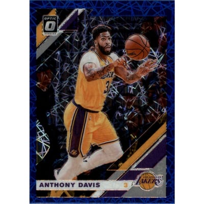 2019-20 Donruss Optic Blue Velocity #90 Anthony Davis